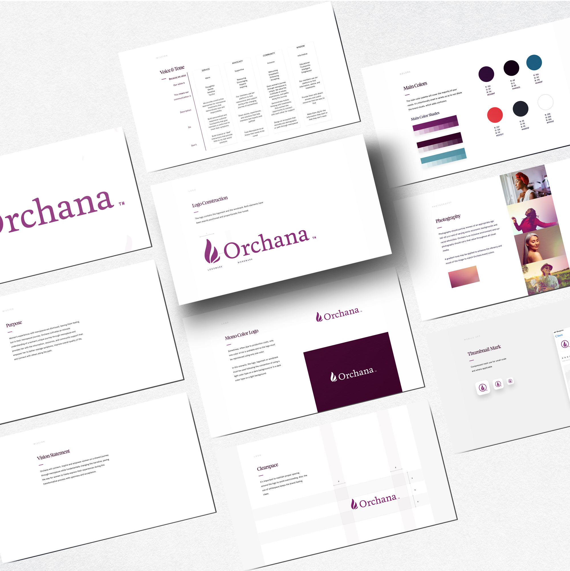 Orchana Brand Identity