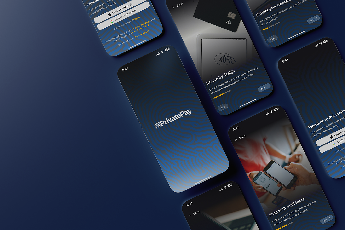 PrivatePay — App Screens
